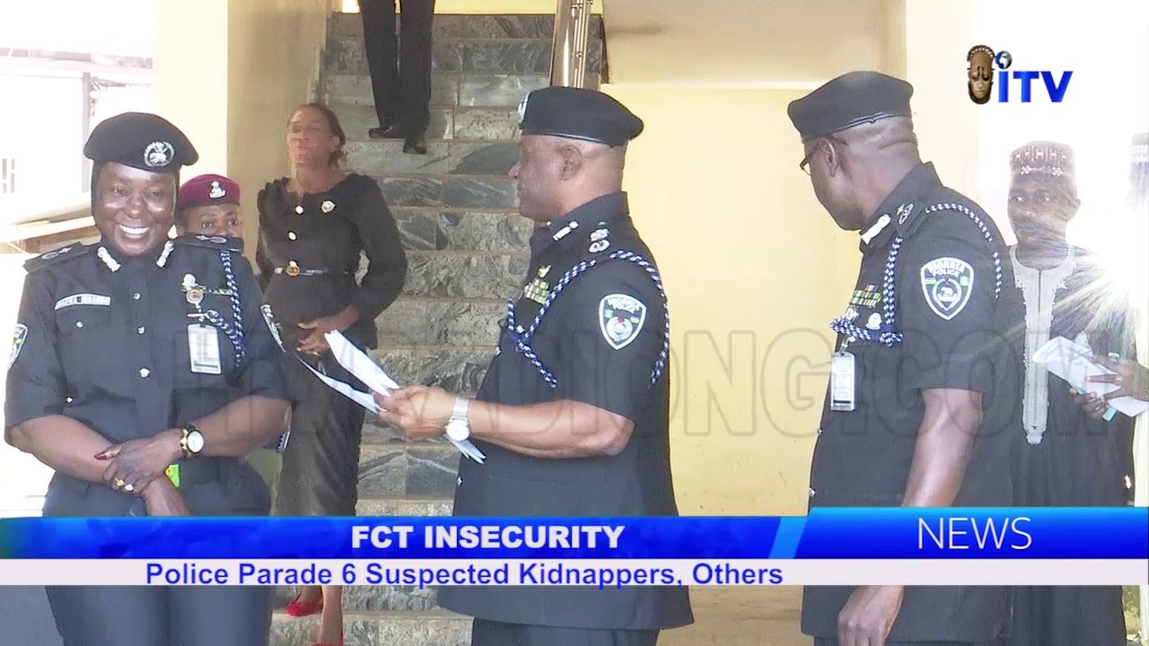 FCT Insecurity: Police Parade 6 Suspected Kidnappers, Others