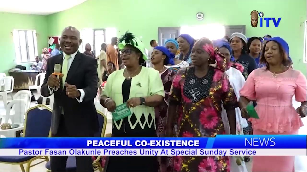 Peaceful Co-Existence: Pastor Fasan Olakunle Preaches Unity At Special Sunday Service