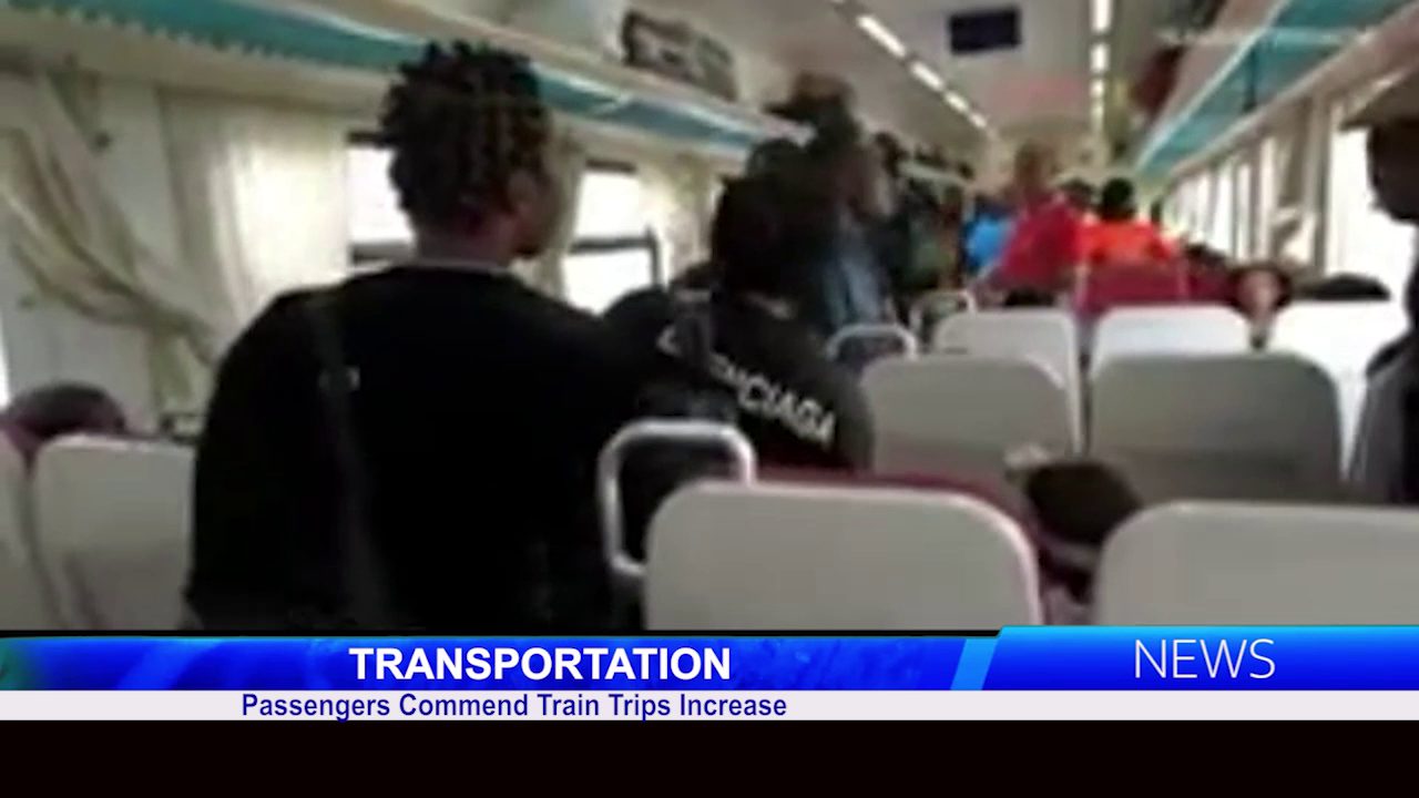 TRANSPORTATION: Passengers Commend Train Trips Increase