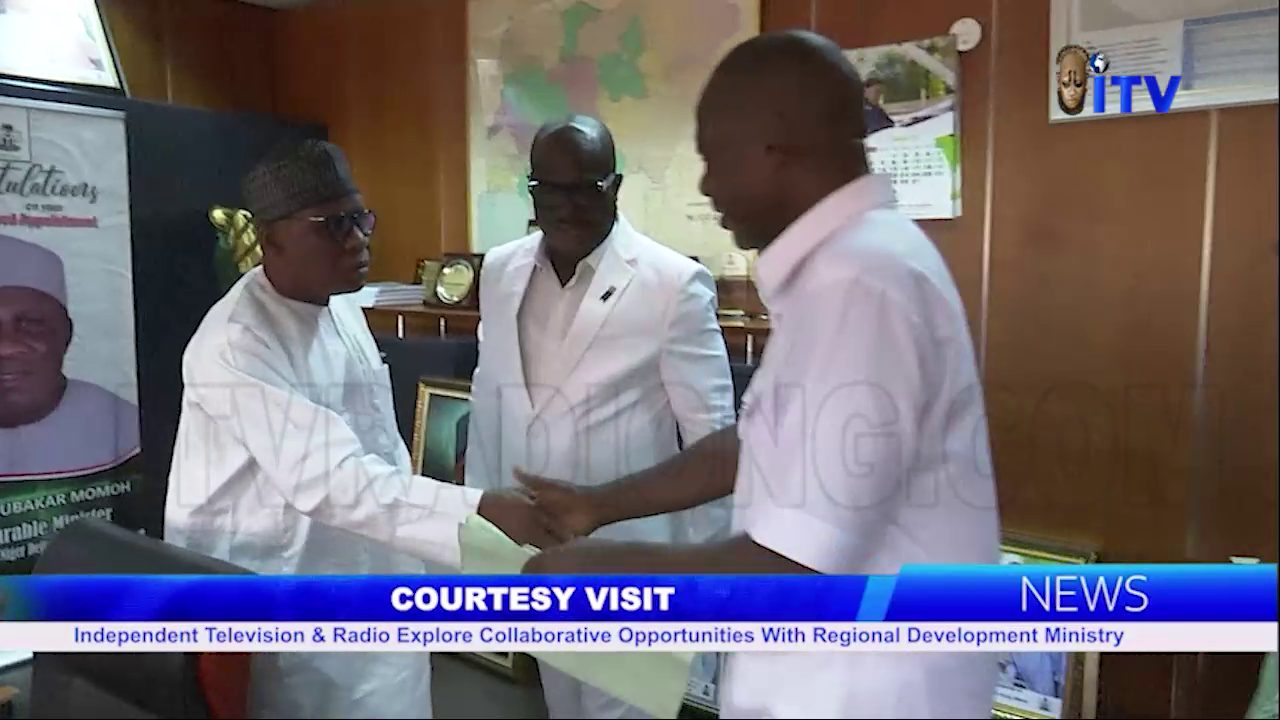 Courtesy Visit: ITV/Radio Explores Collaboration Opportunities With Regional Development Ministry