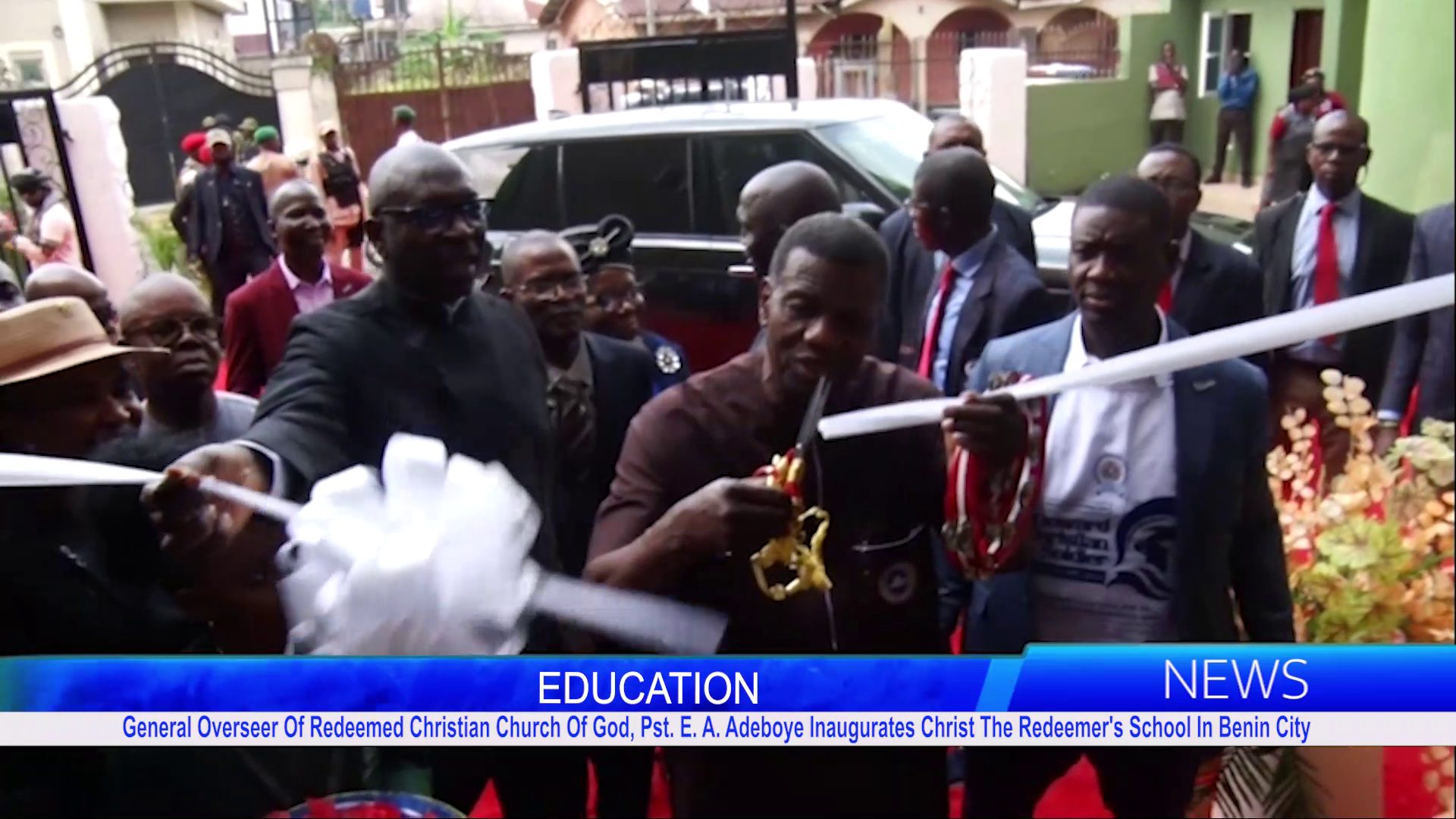 General Overseer Of Redeemed Christian Church Of God, Pst. E. A. Adeboye Inaugurates Christ The Redeemer’s School In Benin City