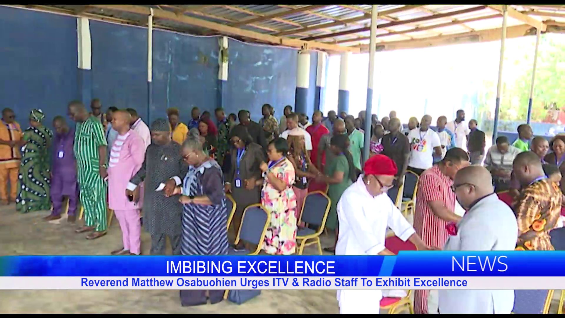 Reverend Matthew Osabuohien Urges ITV & Radio Staff To Exhibit Excellen