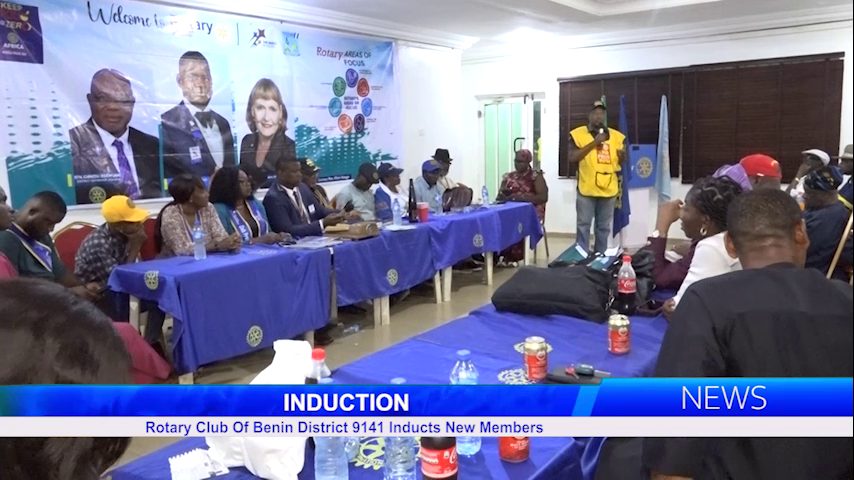 INDUCTION: Rotary Club Of Benin District 9141 Inducts New Members