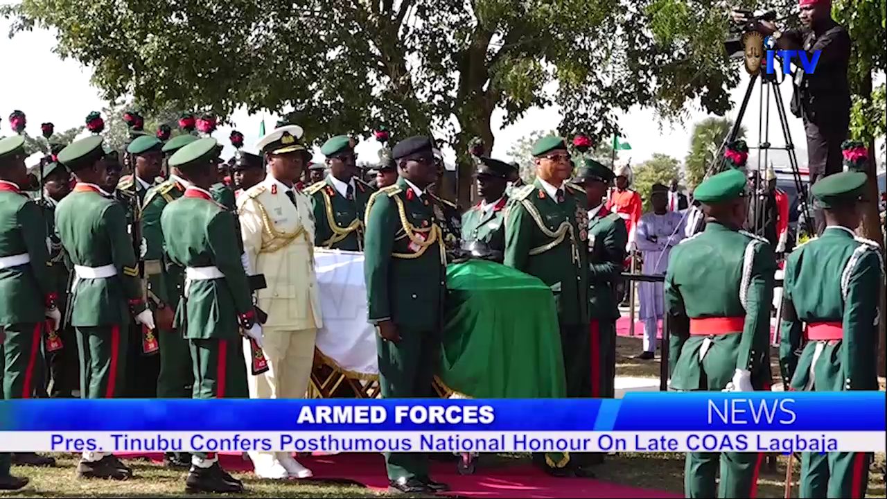 Armed Forces: Pres. Tinubu Confers Posthumous National Honours On Late COAS Lagbaja