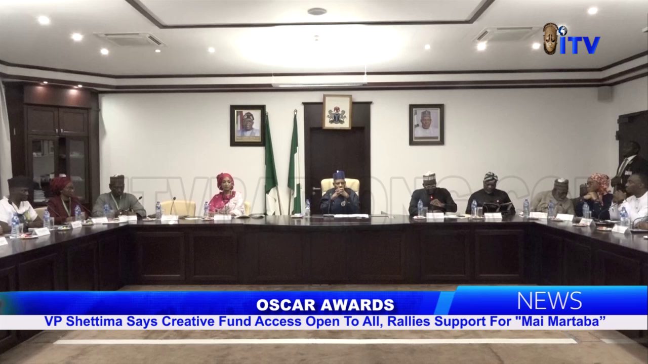 Oscar Award: VP Shettima Says Creative Fund Access Open To All, Rallies Support For “Mai Martaba”