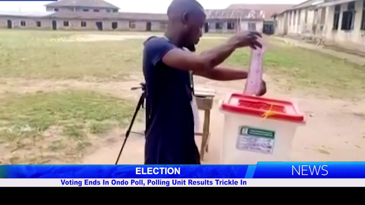 Voting Ends In Ondo Poll, Polling Unit Results Trickle In