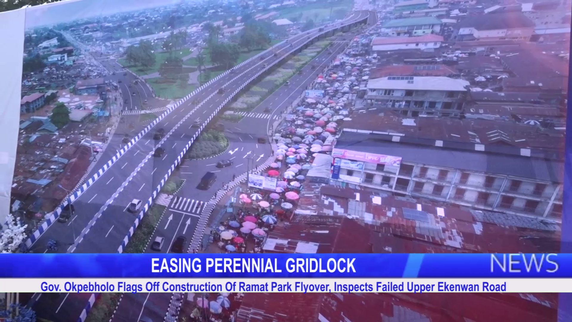 Gov. Okpebholo Flags Off Construction Of Ramat Park Flyover, Inspects Failed Upper Ekenwan Road