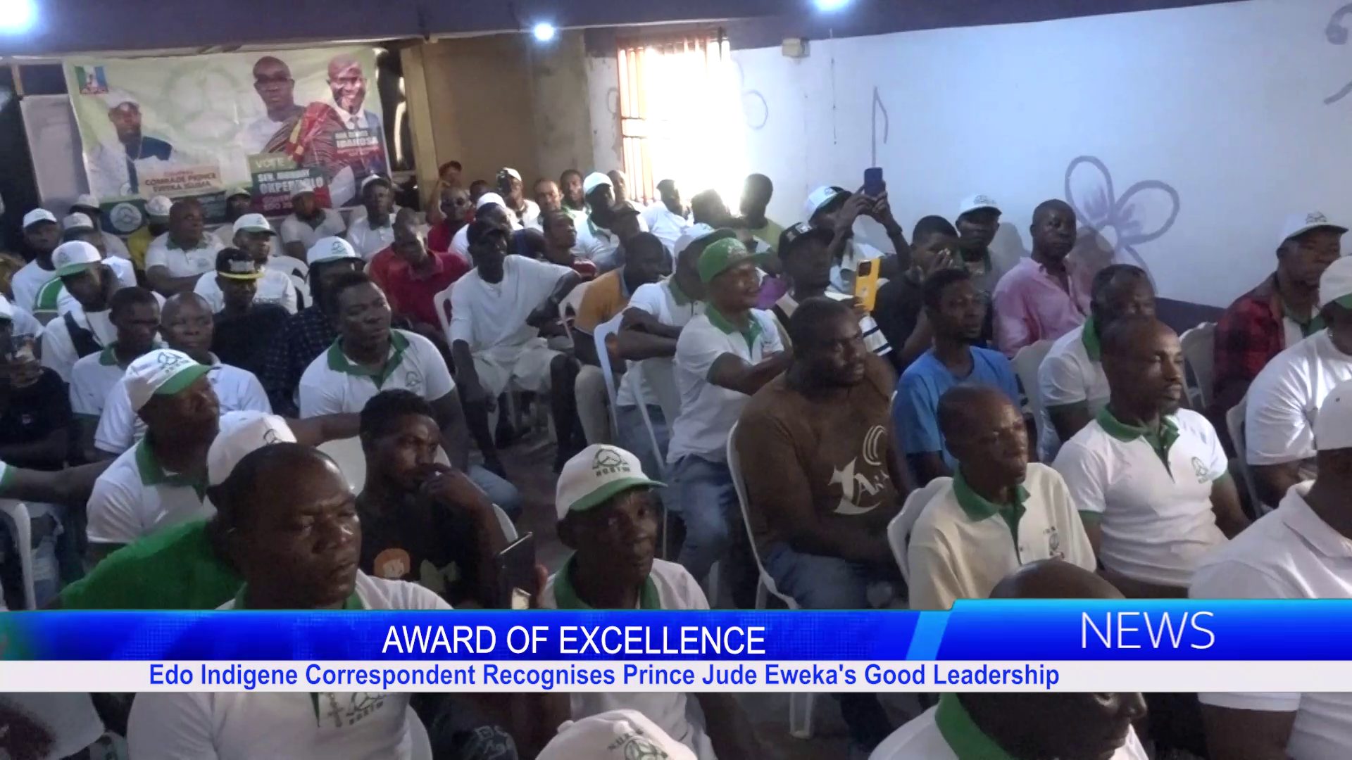 AWARD OF EXCELLENCE: Edo Indigene Correspondent Recognises Prince Jude Eweka’s Good Leadership