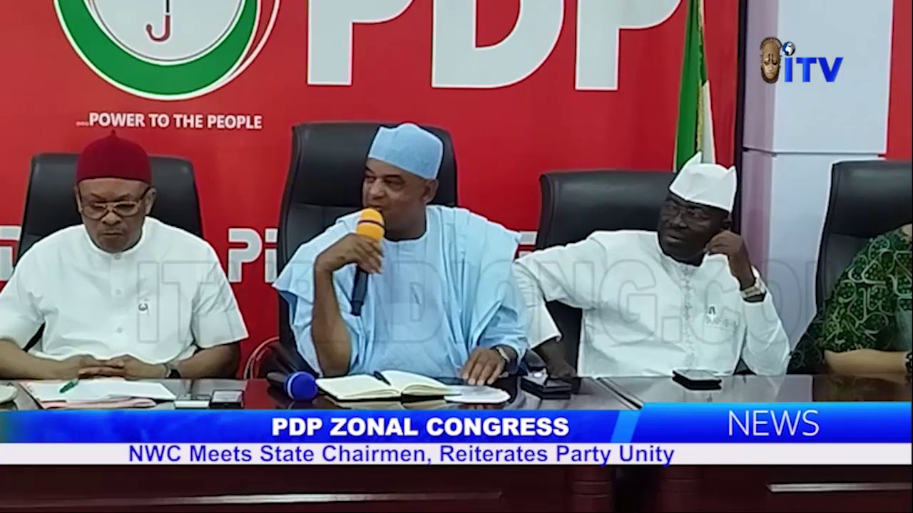 PDP Zonal Congress: NWC Meets State Chairmen, Reiterates Party Unity