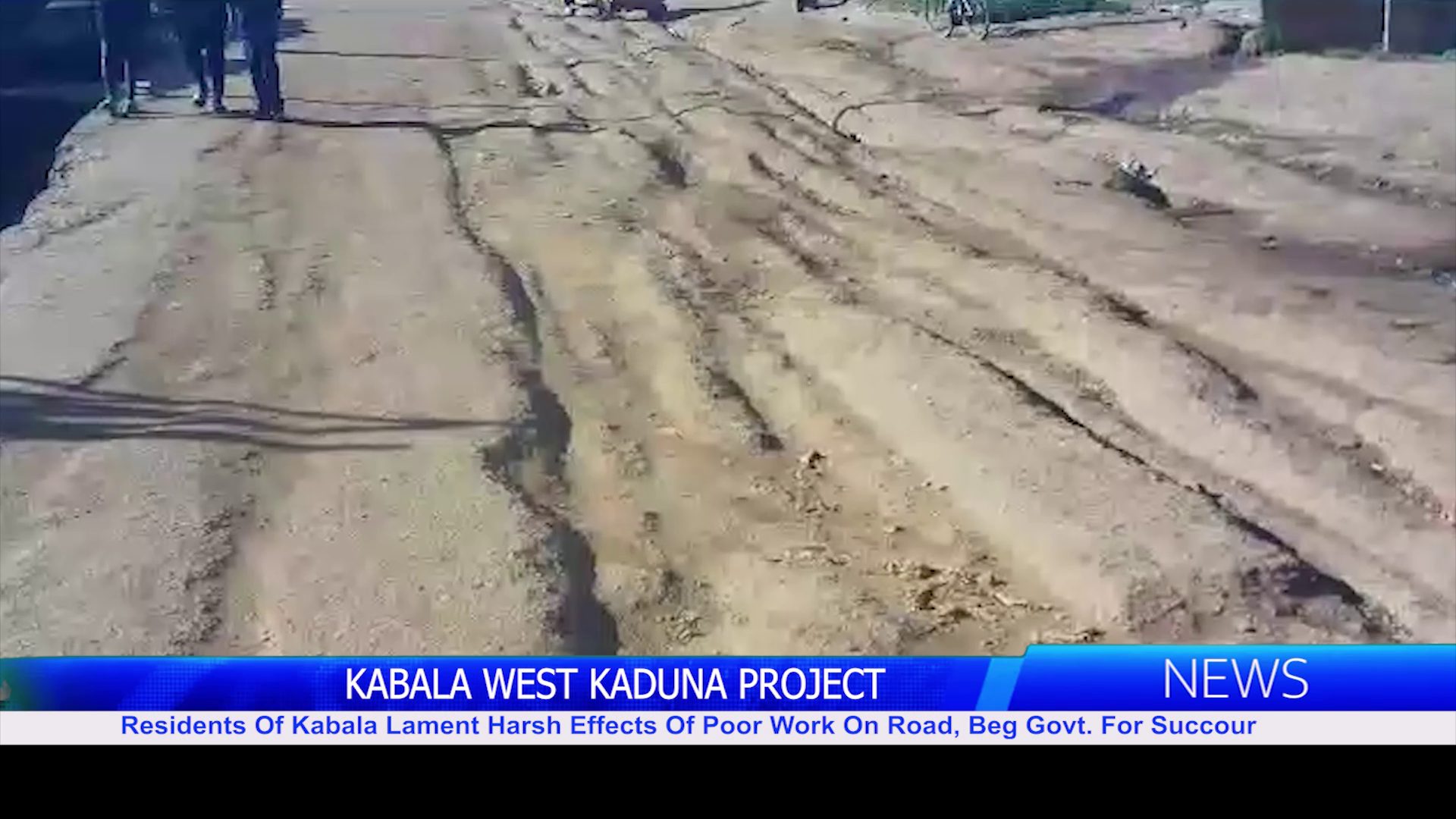 Residents Of Kabala Lament Harsh Effects Of Poor Work On Road, Beg Govt. For Succour