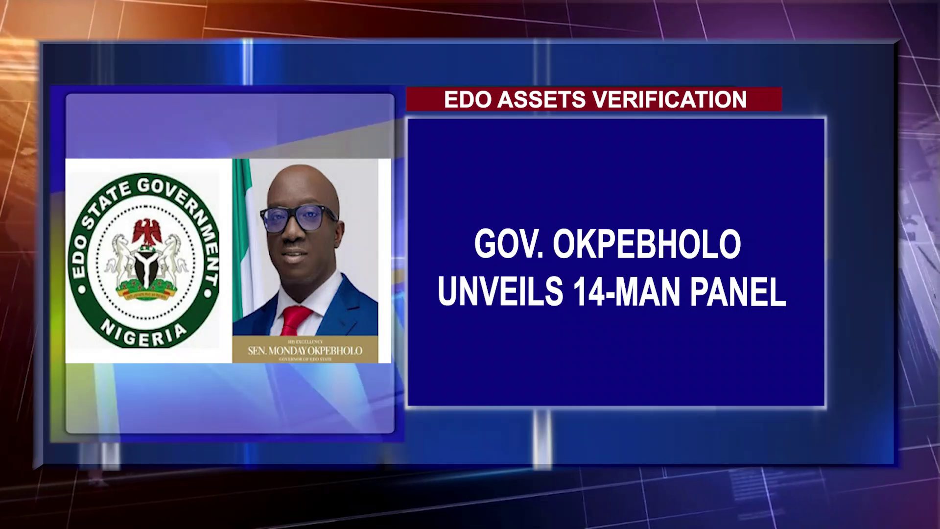 Governor Okpebholo Unveils 14-Man Panel for the Verification of Edo State-Owned Assets.