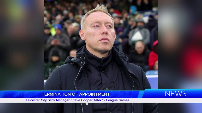 Leicester City Sack Manager, Steve Cooper After 12 League Games.