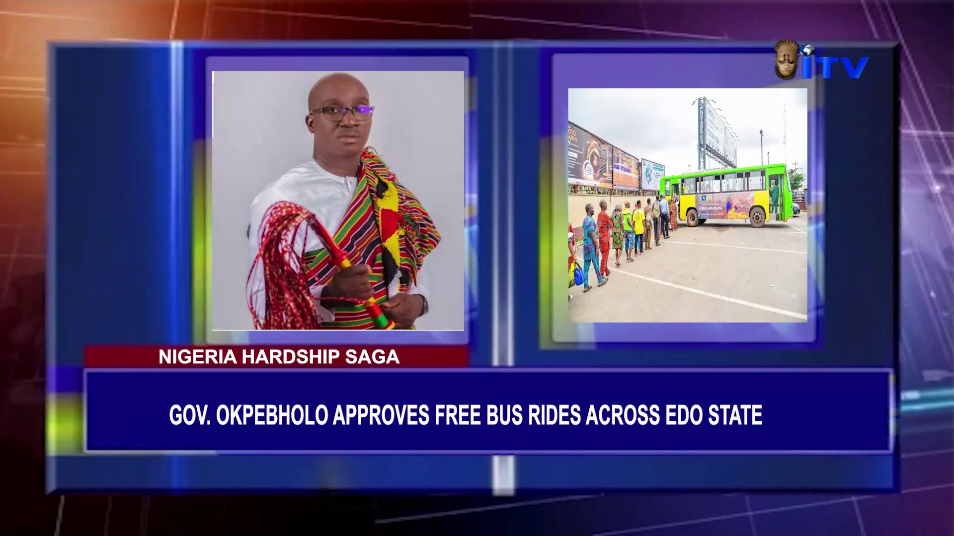 Nigeria Hardship Saga: Gov. Okpebholo Approves Free Bus Rides Across Edo State