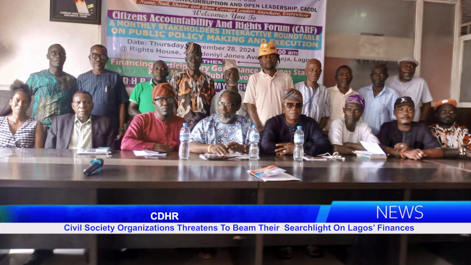 Civil Society Organisations Threaten To Beam Searchlight On Lagos’ Finances