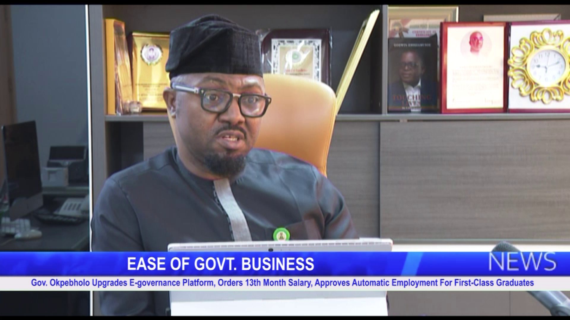 Gov. Okpebholo Upgrades E-governance Platform, Orders 13th Month Salary, Approves Automatic Employment For First-Class Graduates