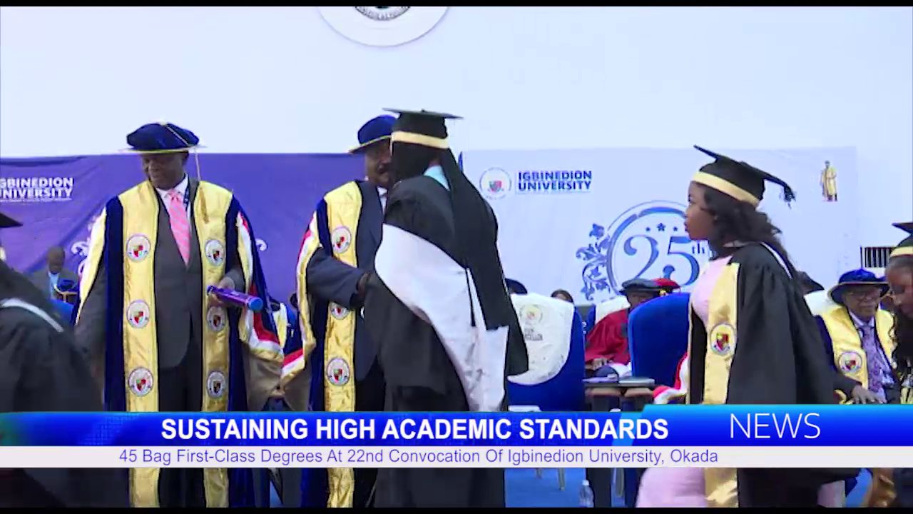 45 Bag First-Class Degrees At 22nd Convocation Of Igbinedion University, Okada