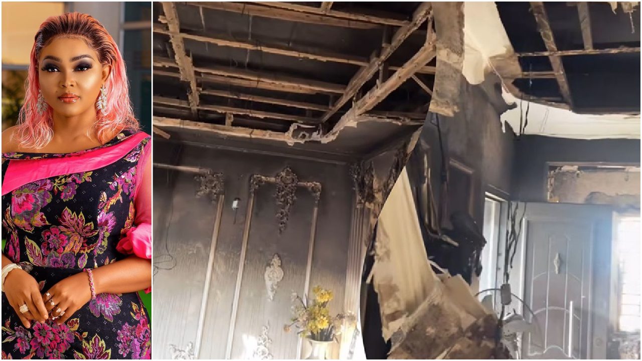 Fire Razes Nollywood Actress, Mercy Aigbe’s Lagos Home