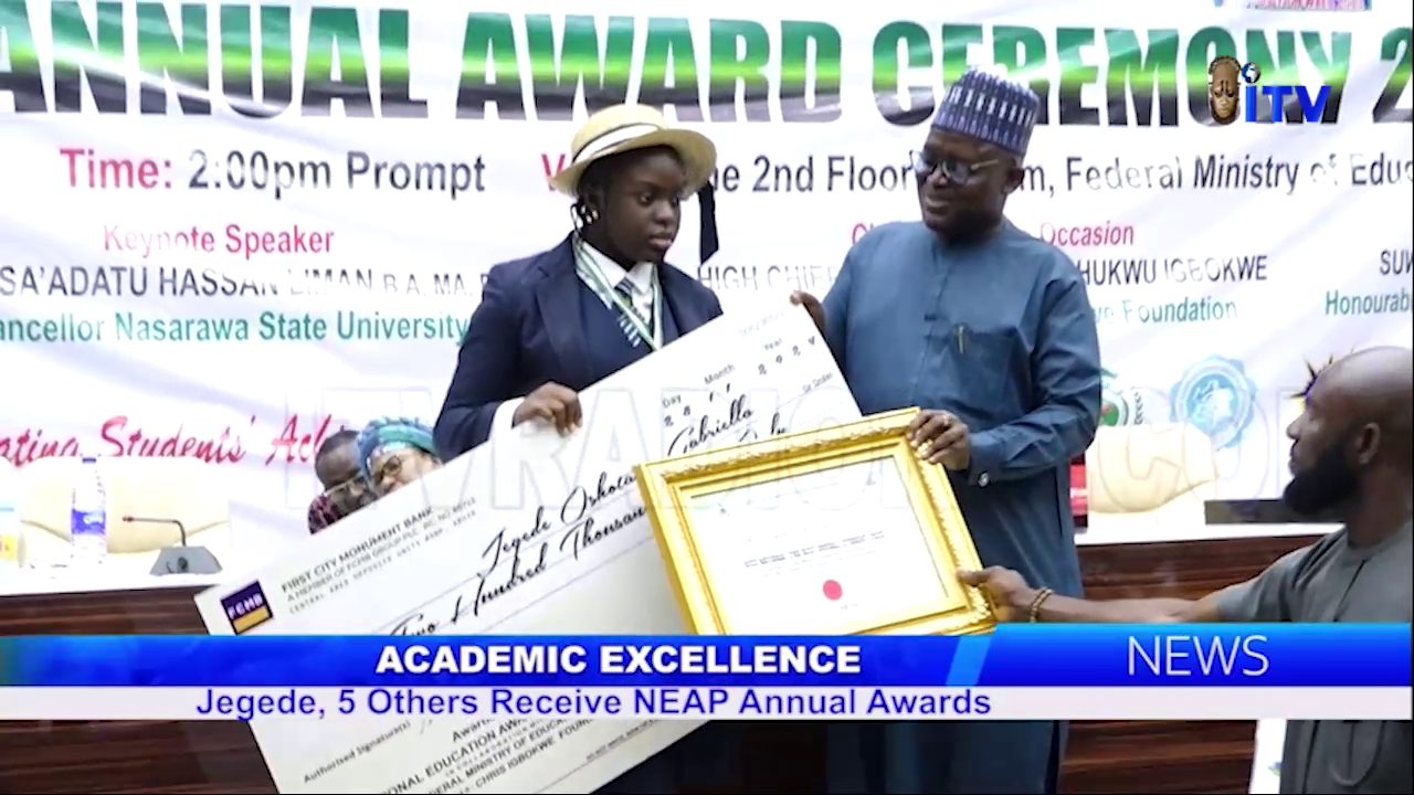 Academic Excellence: Jegede, 5 Others Receive Neap Annual Awards