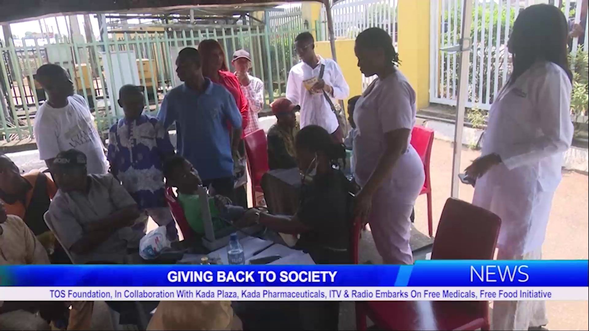 TOS Foundation, In Collaboration With Kada Plaza, Kada Pharmaceuticals, ITV & Radio Embarks On Free Medicals, Free Food Initiative