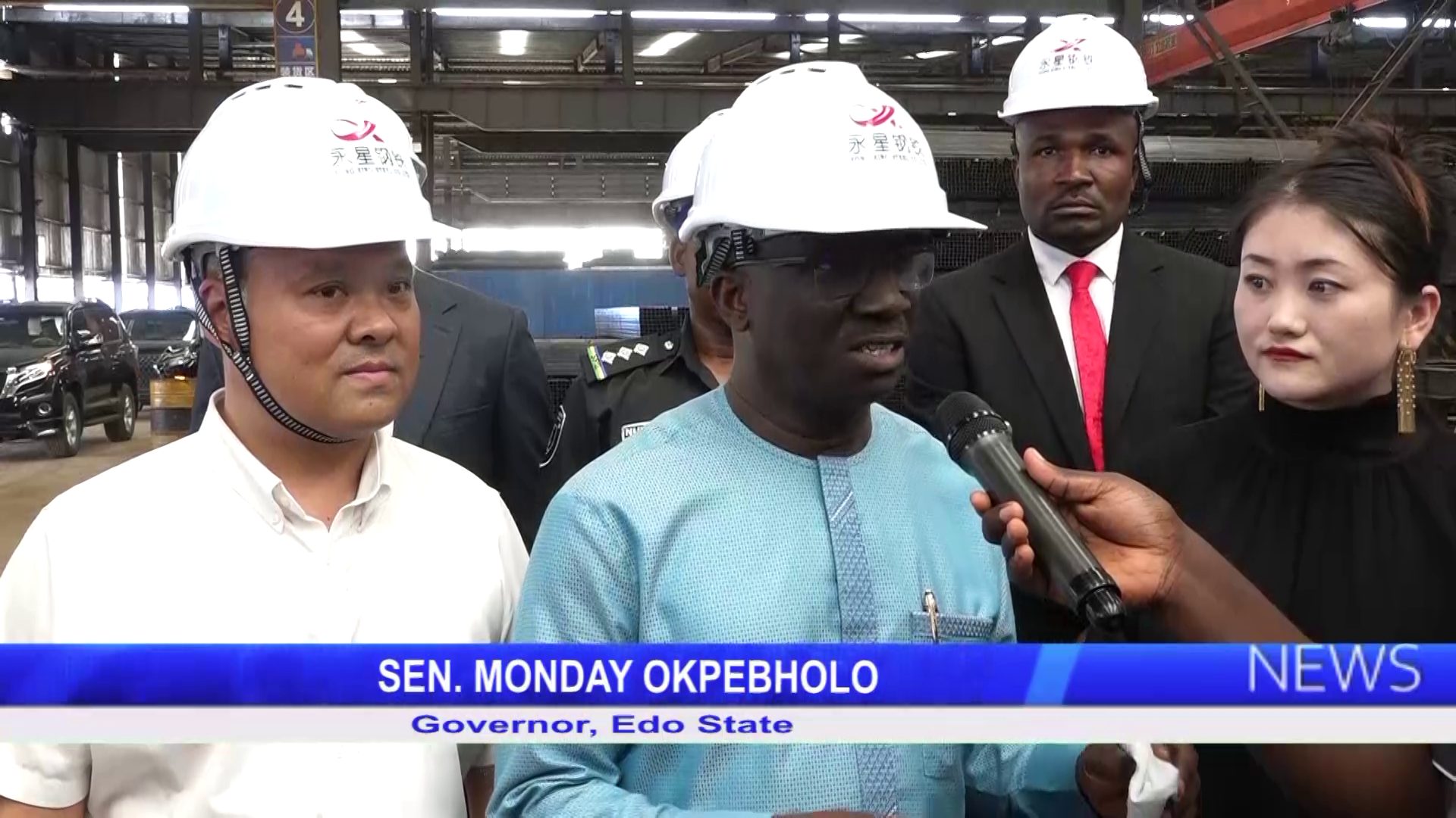 Gov. Okpebholo Commends Contributions Of Yongxing Steel Company, Encourages More Private Investments