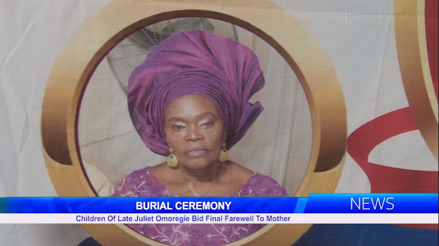 Children Of Late Juliet Omoregie Bid Final Farewell To Mother