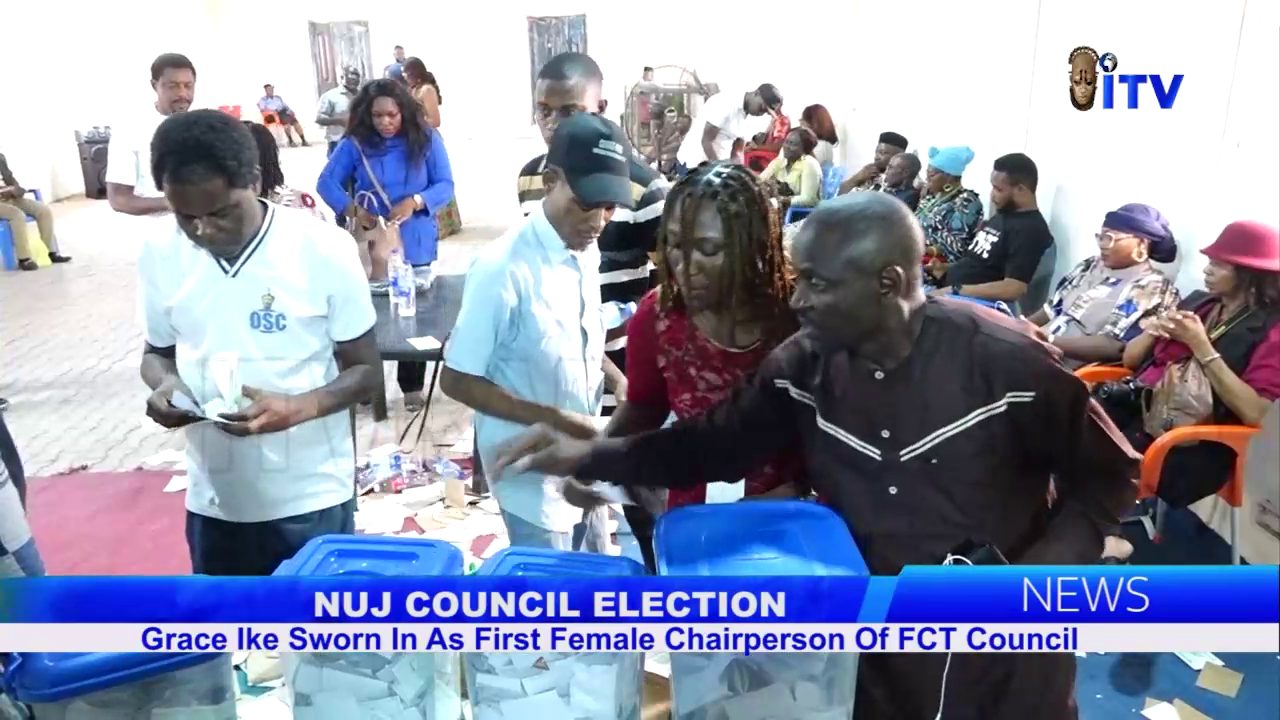 NUJ Council Election: Grace Ike Sworn In As First Female Chairperson Of FCT Council