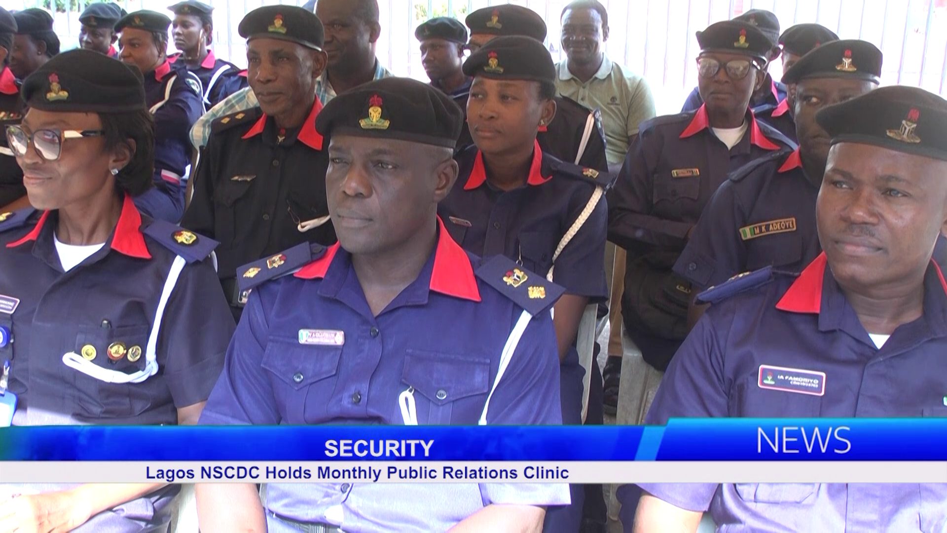 Lagos NSCDC Holds Monthly Public Relations Clinic