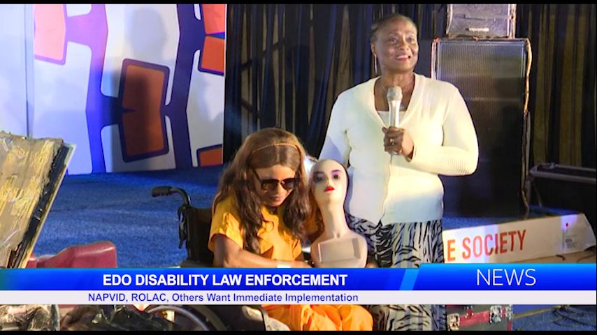 EDO DISABILITY LAW ENFORCEMENT: NAPVID, ROLAC, Others Want Immediate Implementation