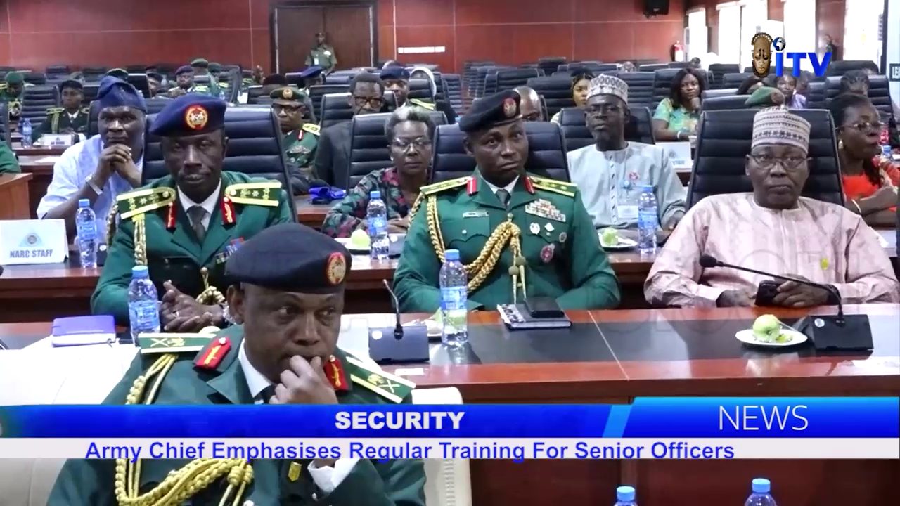 Security: Army Chief Emphasises Regular Training For Senior Officers