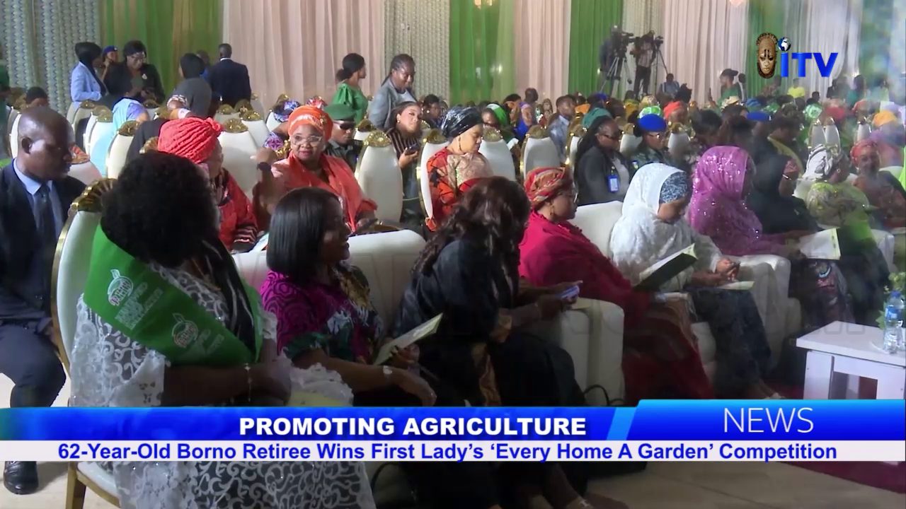 62-Year-Old Borno Retiree Win’s First Lady’s “Every Home A Garden” Competition