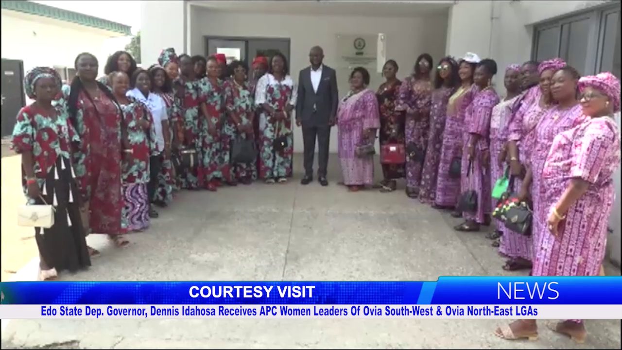 Edo State Dep. Governor, Dennis Idahosa Receives APC Women Leaders Of Ovia South-West & Ovia North-East LGAs