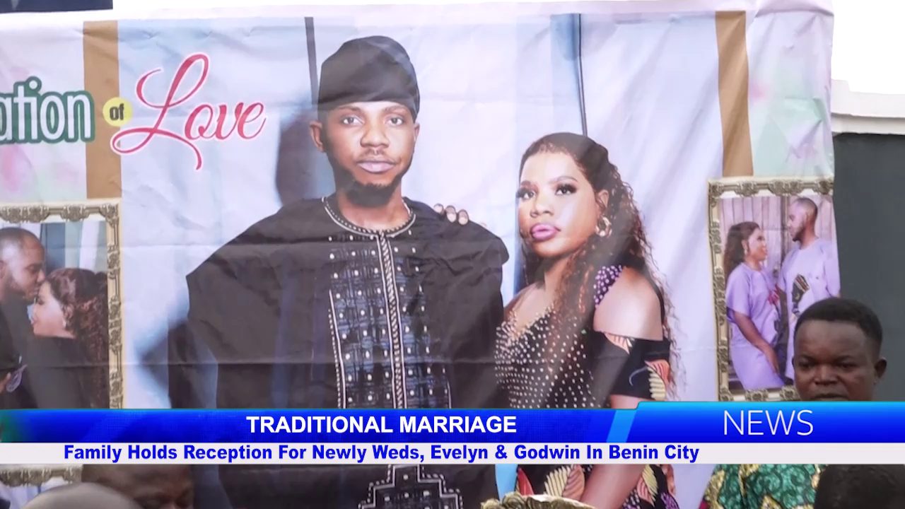 Family Holds Reception For Newly Weds, Evelyn & Godwin In Benin City