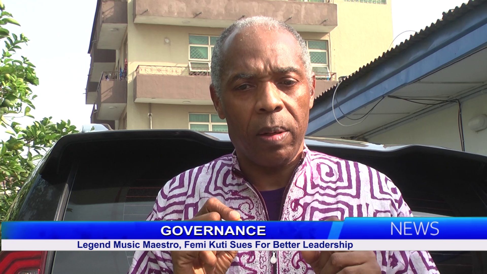 GOVERNANCE: Legend Music Maestro, Femi Kuti Sues For Better Leadership