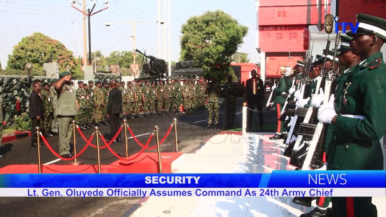 Security: Lt. Gen. Oluyede Officially Assumes Command As 24th Army Chief