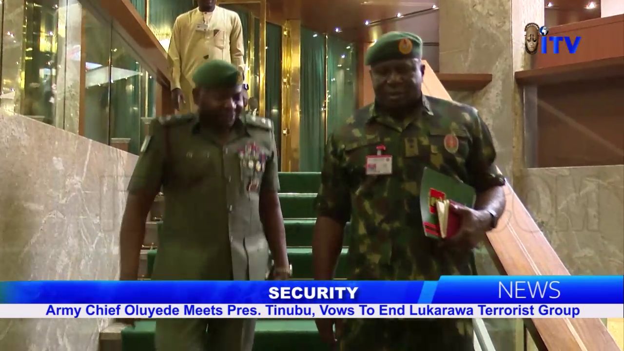 Security: Army Chief Oluyede Meets Pres. Tinubu, Vows To End Lakurawa Terrorists Group