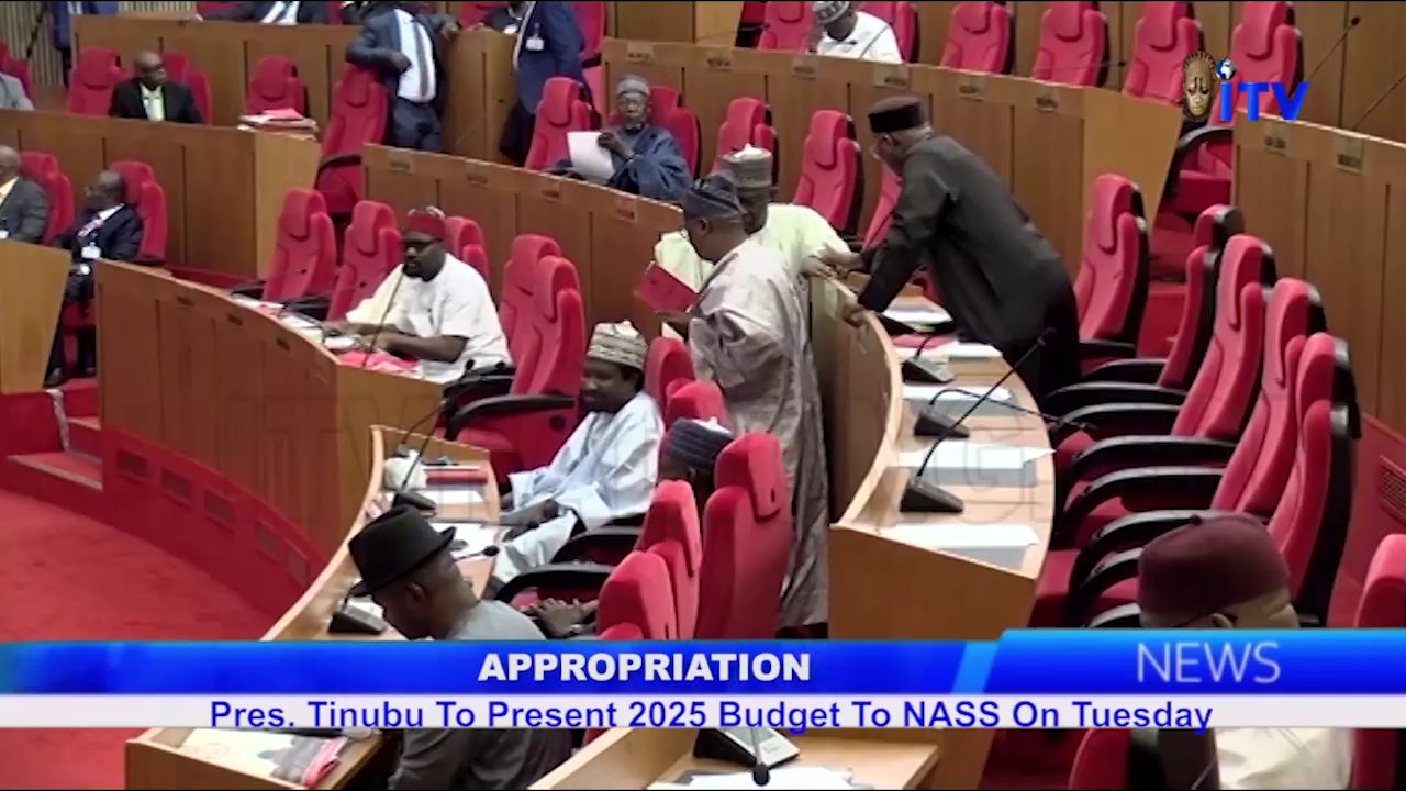 Appropriation: Pres. Tinubu To Present 2025 Budget To NASS On Tuesday