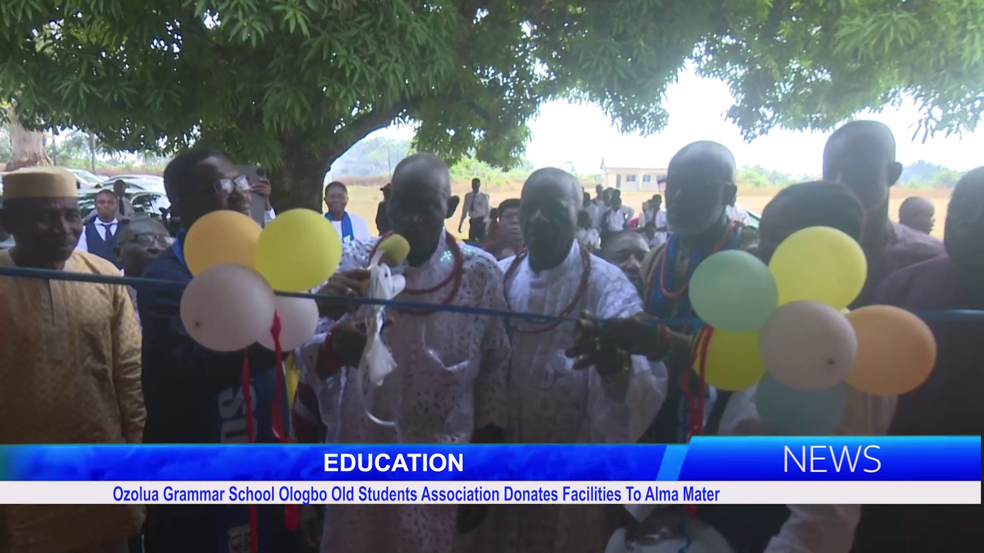 Ozolua Grammar School Ologbo Old Students Association Donates Facilities To Alma Mater