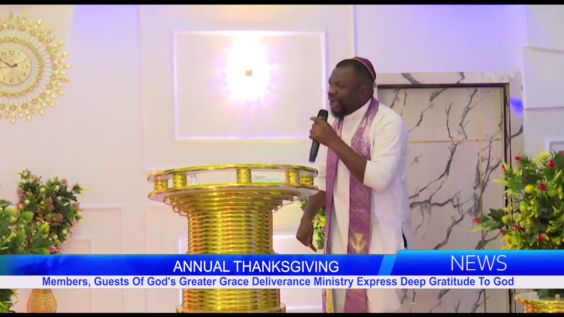 Members, Guests of God’s Greater Grace Deliverance Ministry Express Deep Gratitude to God