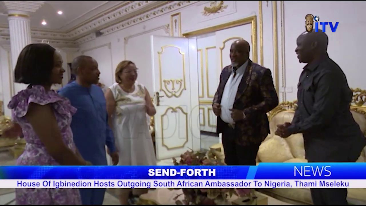 Send-Forth: House Of Igbinedion Hosts Outgoing South African Ambassador To Nigeria, Thami Mseleku