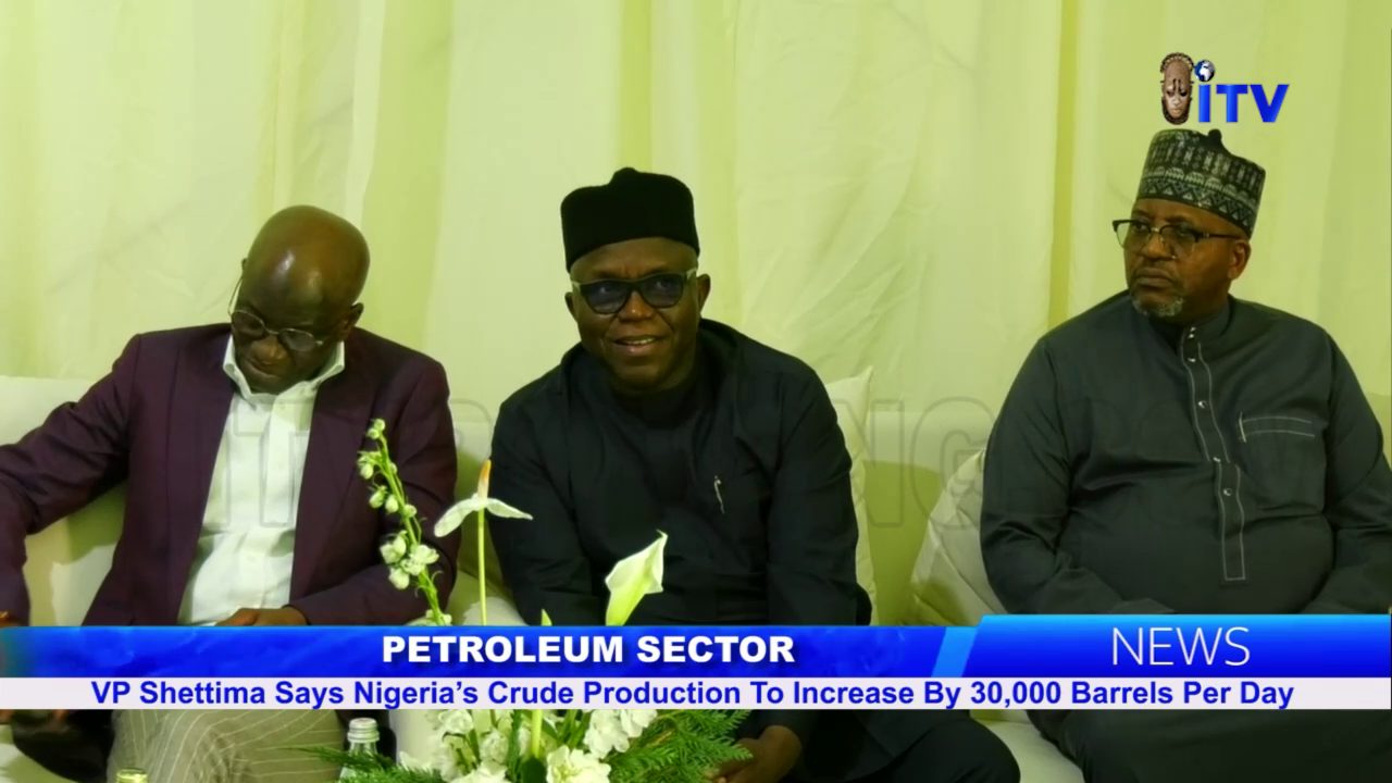 Petroleum Sector: VP Shettima Says Nigeria’s Crude Production To Increase By 30,000 Barrels Per Day