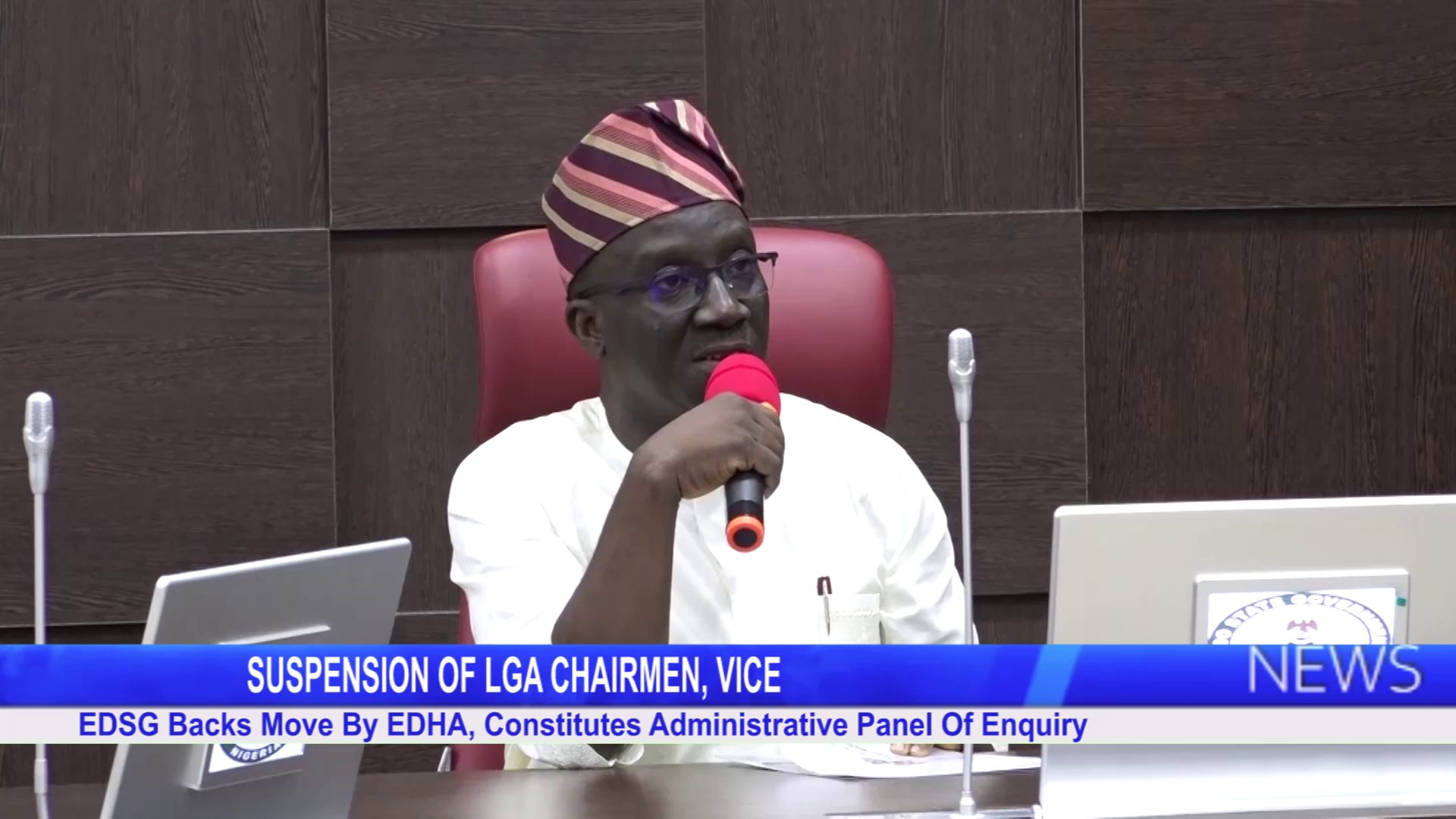 SUSPENSION OF LGA CHAIRMEN, VICE: EDSG Backs Move By EDHA, Constitutes Administrative Panel Of Enquiry