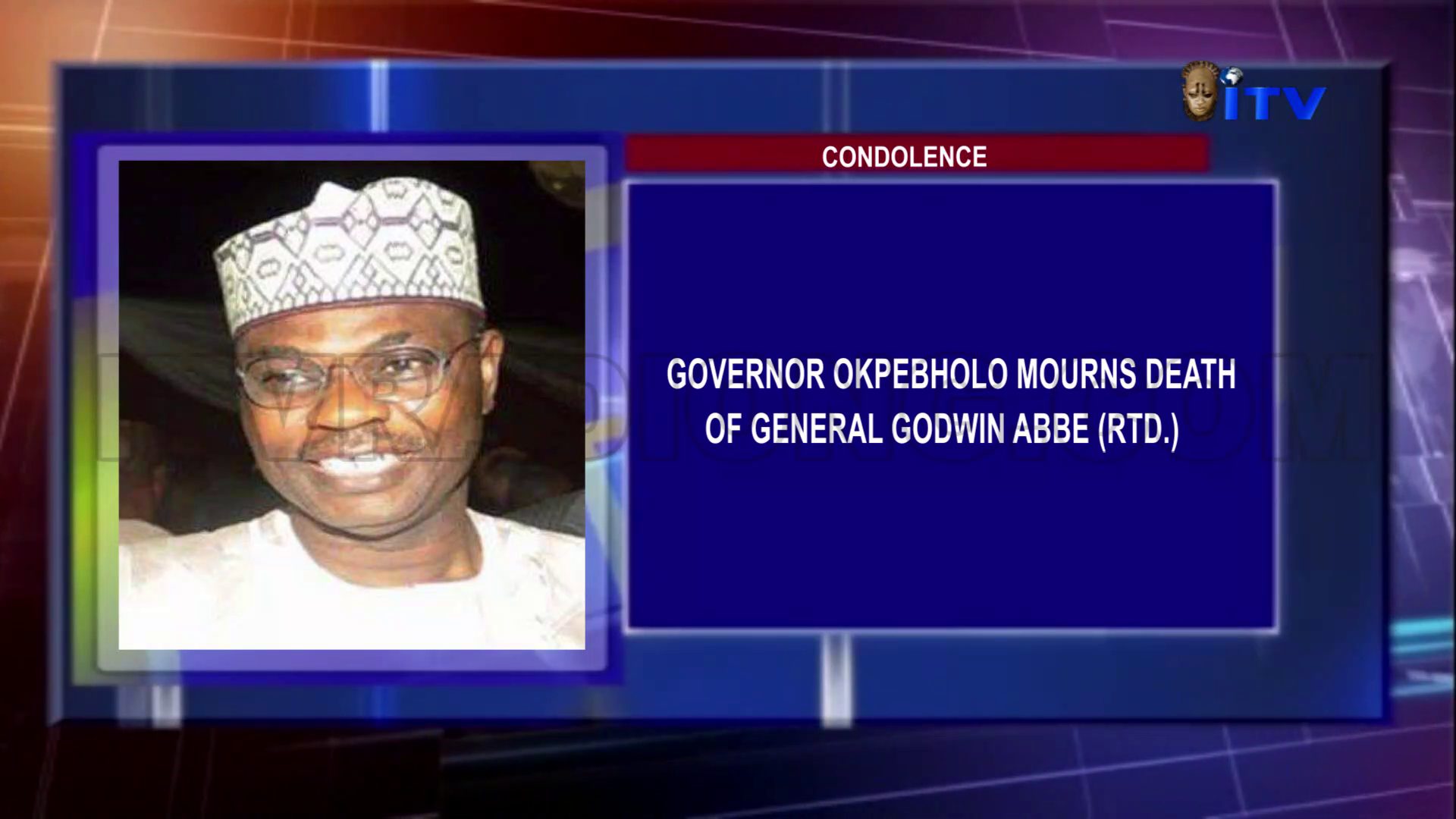 Condolence: Governor Okpebholo Mourns Death Of General Godwin Abbe (Rtd.)