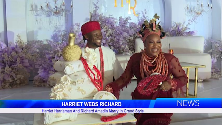 Harriet Harriman And Richard Amadin Marry In Grand Style