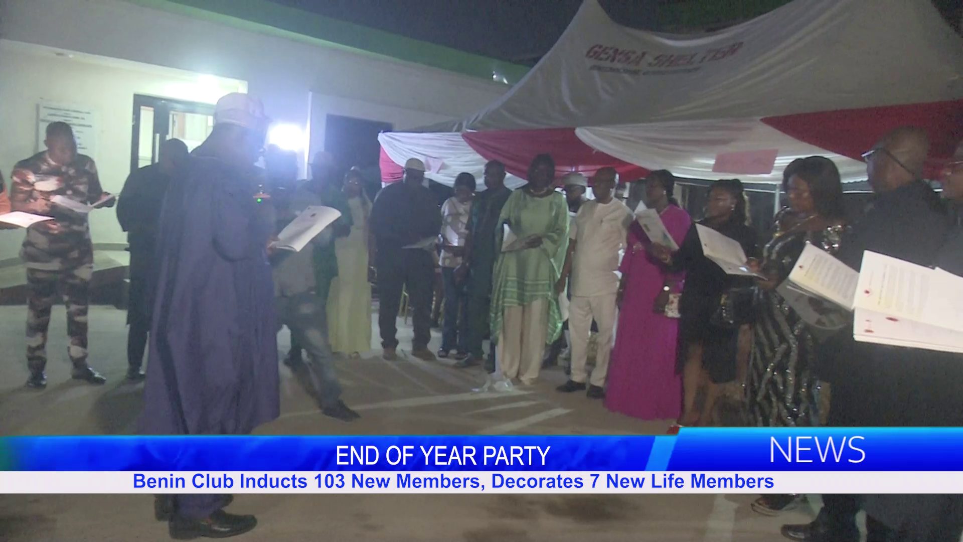 Benin Club Inducts 103 New Members, Decorates 7 New Life Members