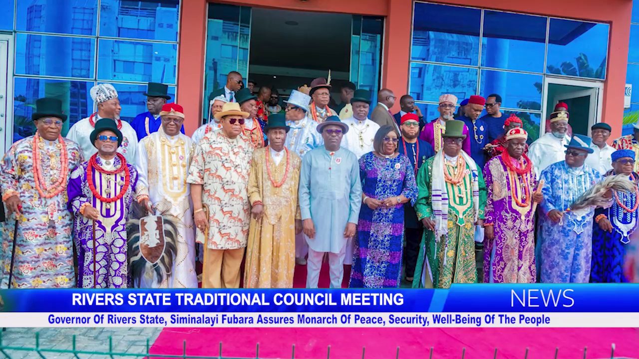 Governor Of Rivers State, Siminalayi Fubara Assures Monarch Of Peace, Security, Well-Being Of The People