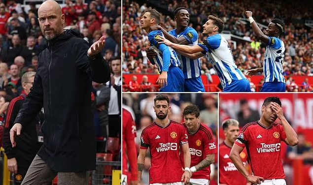 Brighton Defeat Manchester United 3-1, Everton And Nottingham Forest Secure Wins