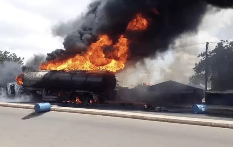 Many Feared Dead As Petrol Tanker Explodes In Enugu