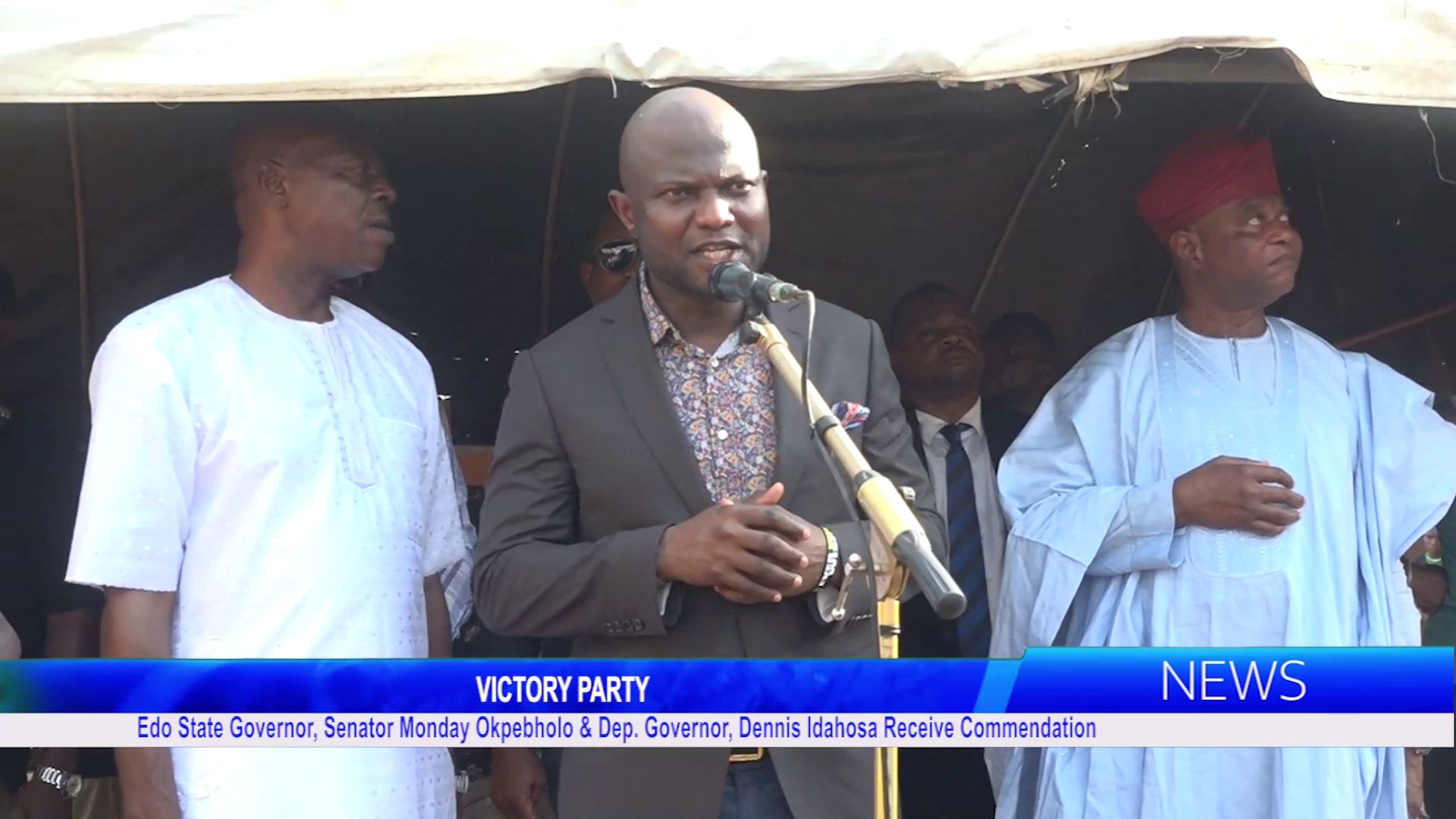 VICTORY PARTY: Edo State Governor, Senator Monday Okpebholo & Dep. Governor, Dennis Idahosa Receive Commendation