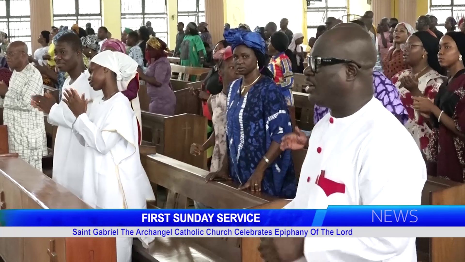 FIRST SUNDAY SERVICE: Saint Gabriel The Archangel Catholic Church Celebrates Epiphany Of The Lord