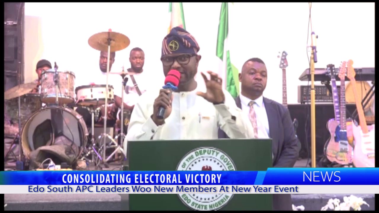 CONSOLIDATING ELECTORAL VICTORY: Edo South APC Leaders Woo New Members At New Year Event